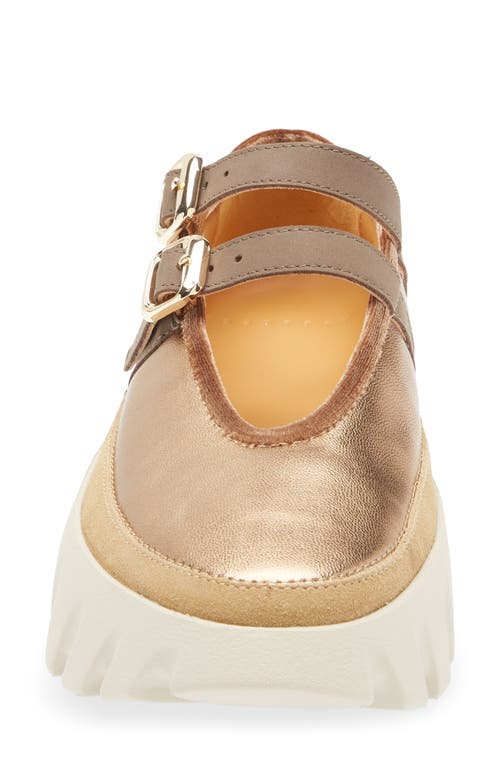 4ccccees Tura Ballet Platform Loafer In Gold