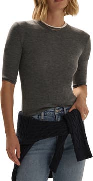 Favorite Daughter The Amelia Elbow Sleeve Wool Sweater