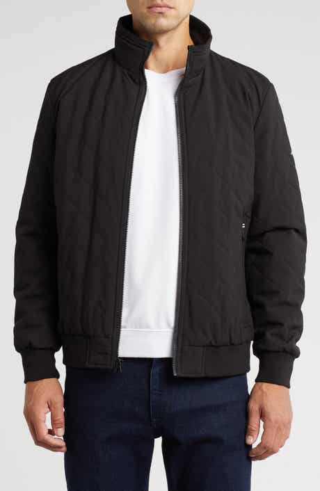 Nautica Diamond Quilted Bomber Jacket
