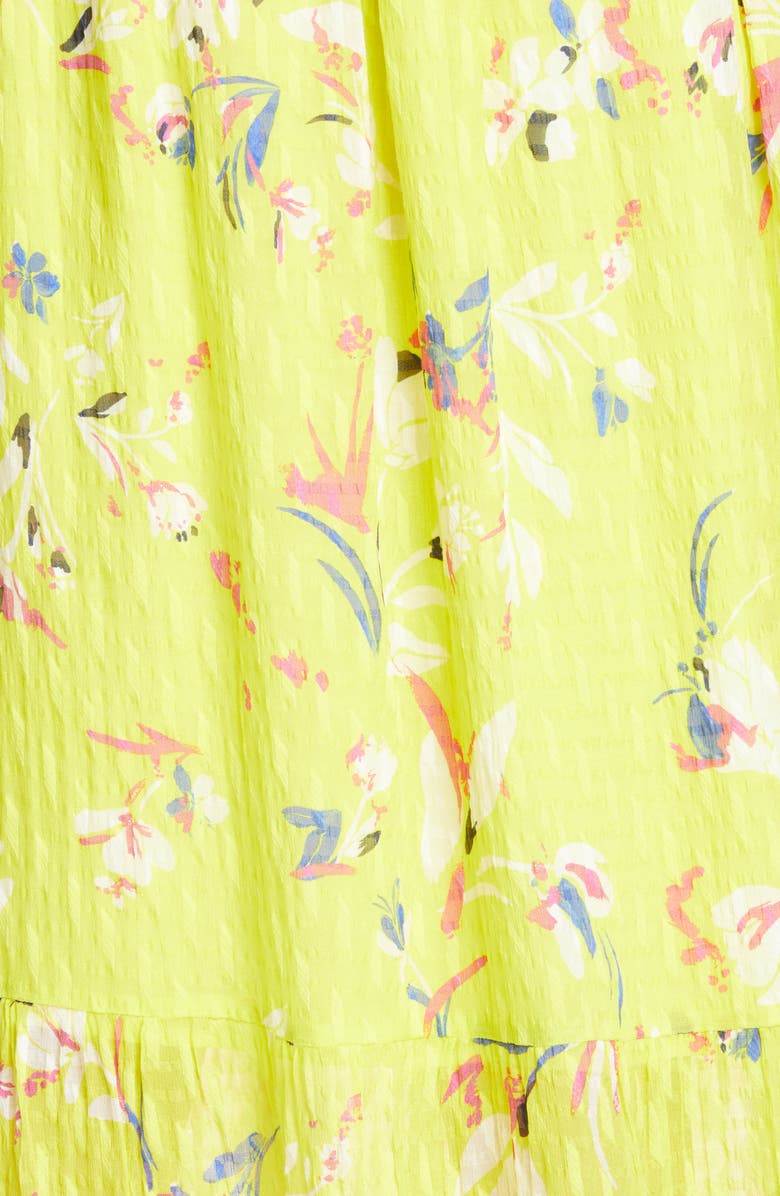Tanya Taylor Catalina Floral Silk & Cotton Maxi Dress, Alternate, color, 