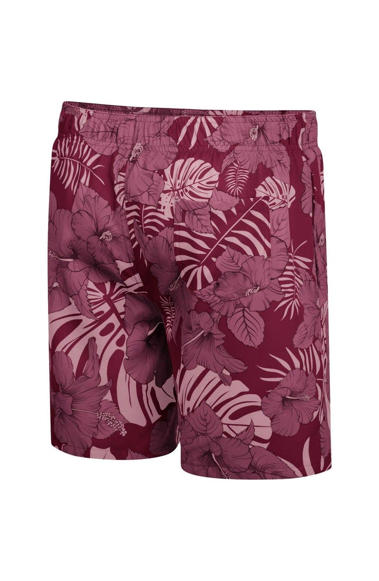 COLOSSEUM Men's Colosseum Maroon Virginia Tech Hokies The Dude Swim Shorts, Alternate, color, 