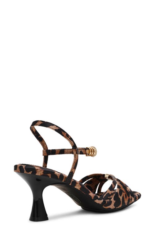 Anne Klein Jelena Ankle Strap Sandal In Leopard