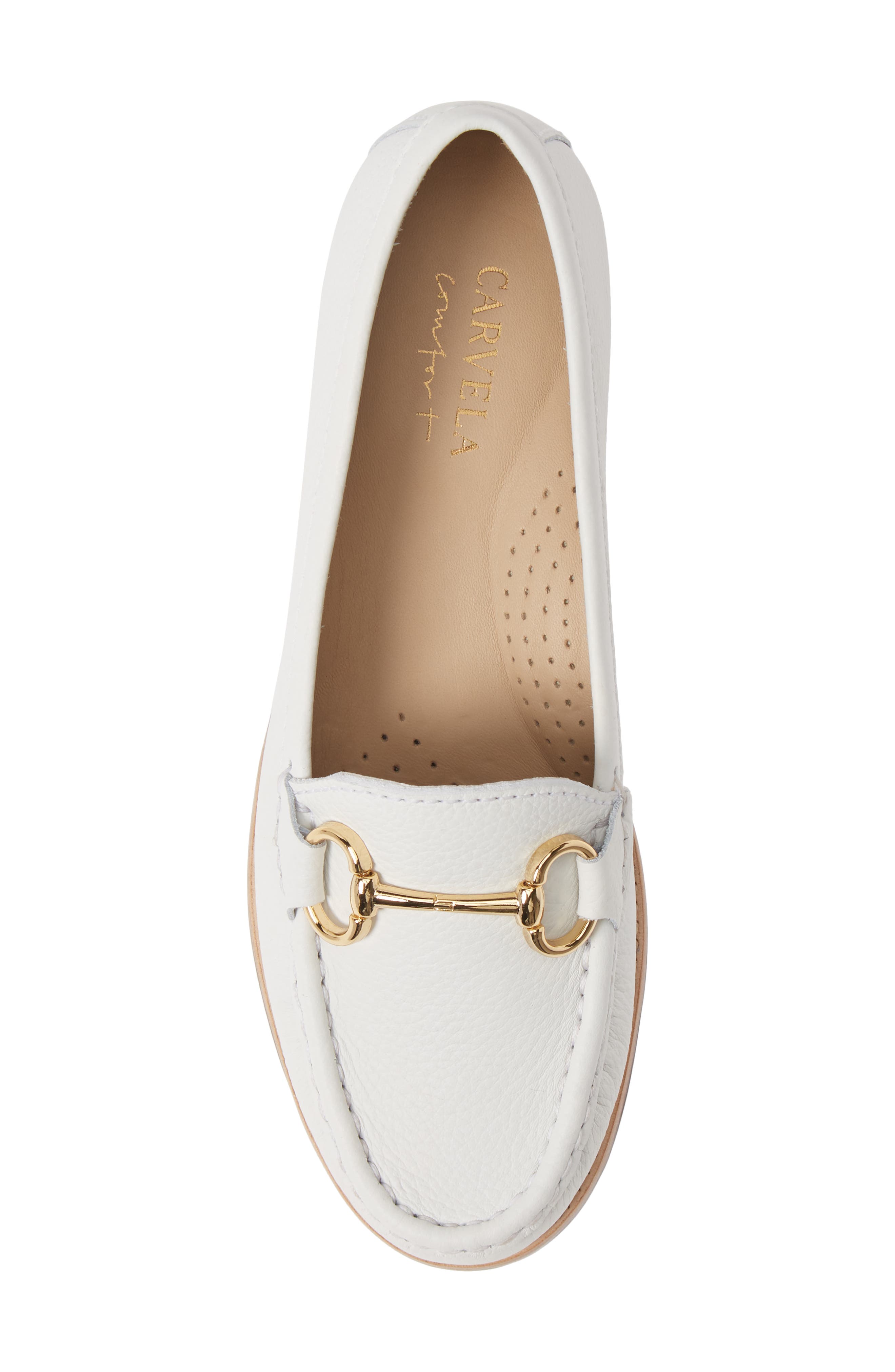Click Loafer, Alternate, color, WHITE LEATHER