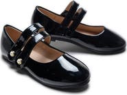 Tulleen Dorothea Banded Patent Flats