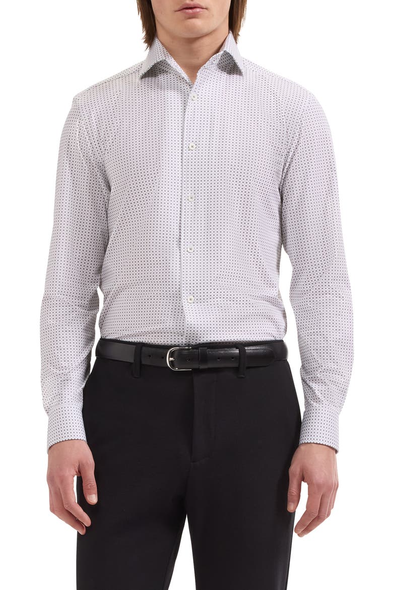 Devon Long Sleeve OoohCotton Shirt, Main, color, WHITE