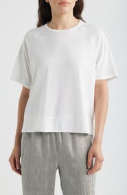 Eileen Fisher Short Sleeve Crewneck Top