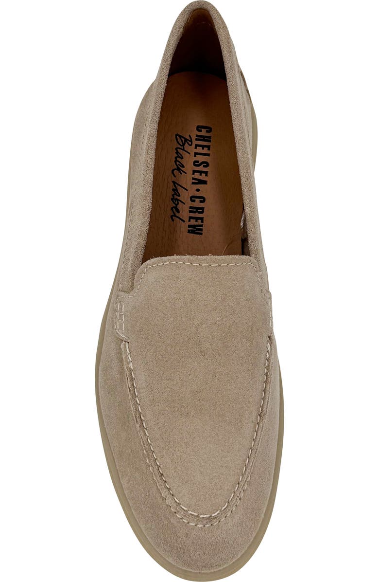 CHELSEA CREW Lama Suede Loafer, Alternate, color, Stone Suede