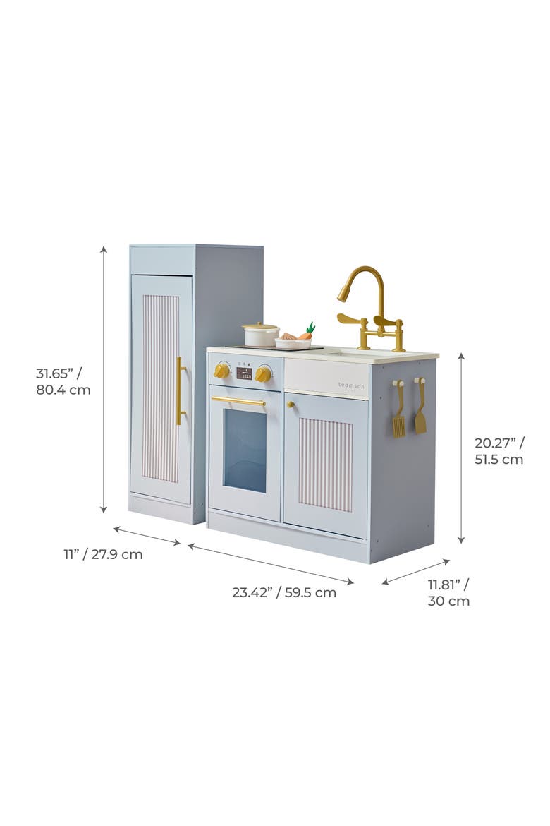 Little Chef Chester Play Kitchen & Accessories, Alternate, color, BLUE