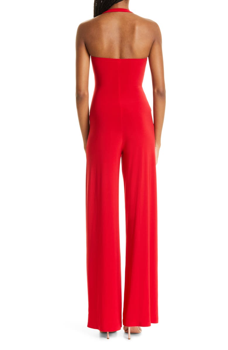 Norma Kamali Cayla Straight Leg Jumpsuit, Alternate, color, 