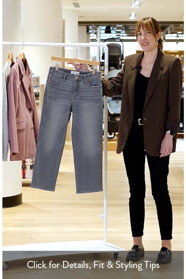 Dover Crop Straight Leg Jeans video