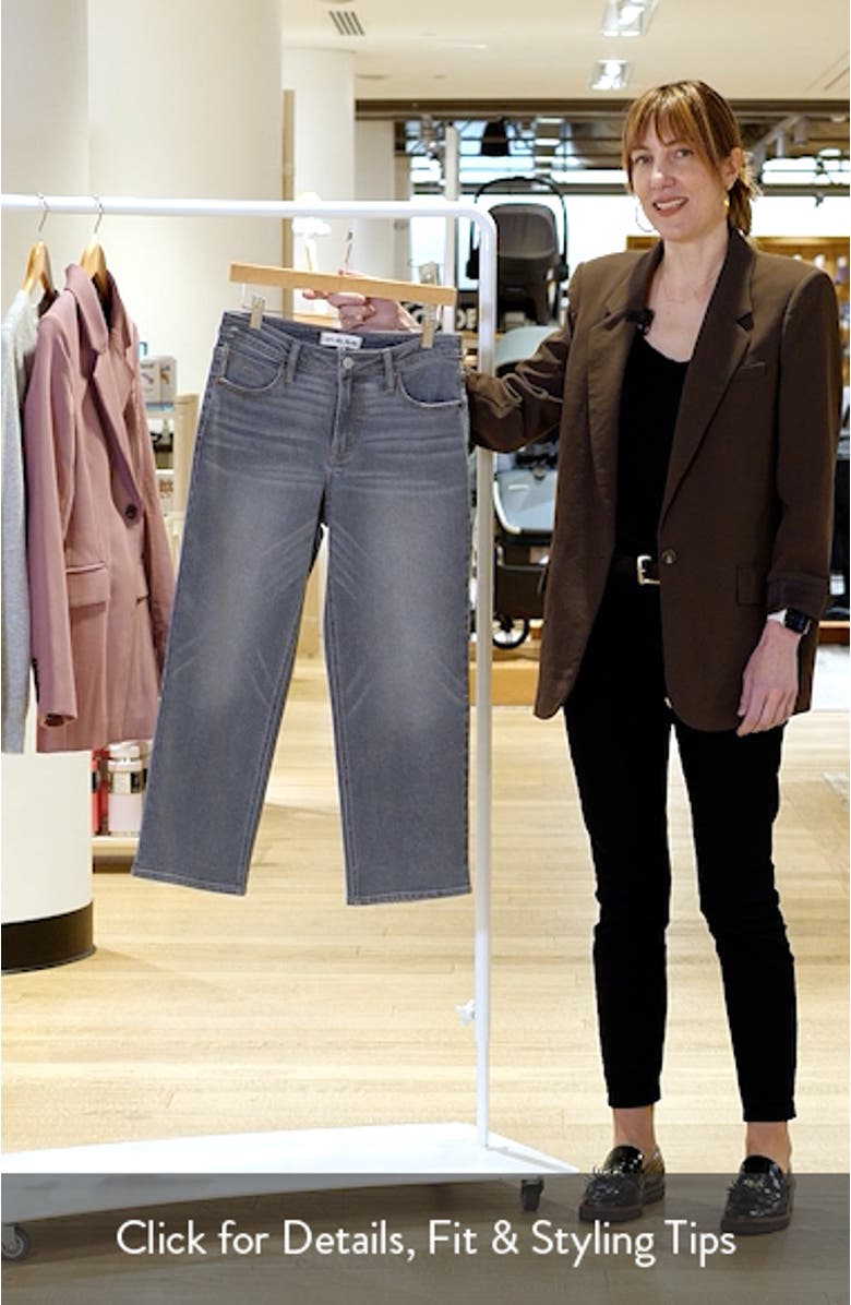 Dover Crop Straight Leg Jeans, sales video thumbnail