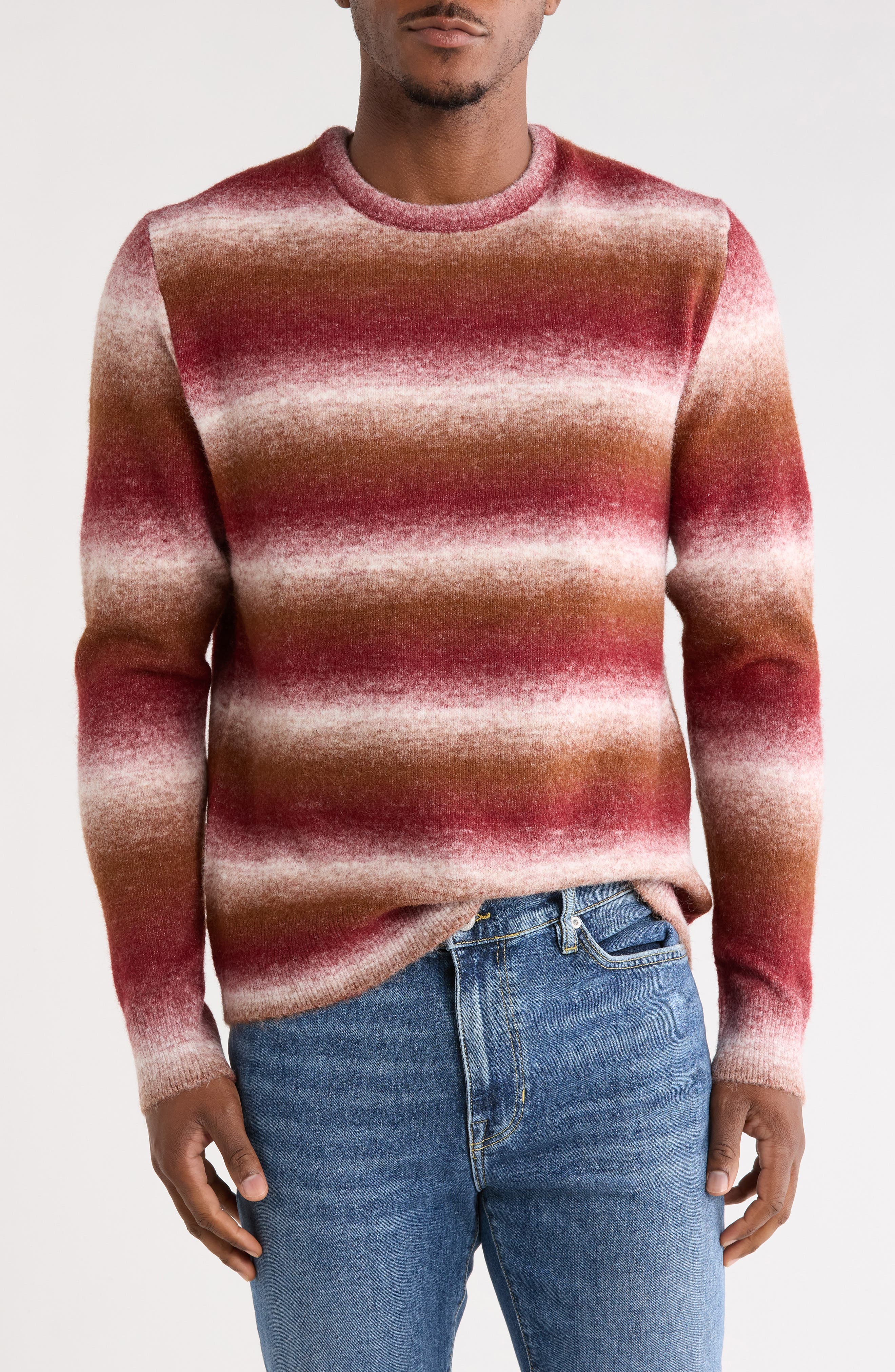 Ombre Crewneck Sweater