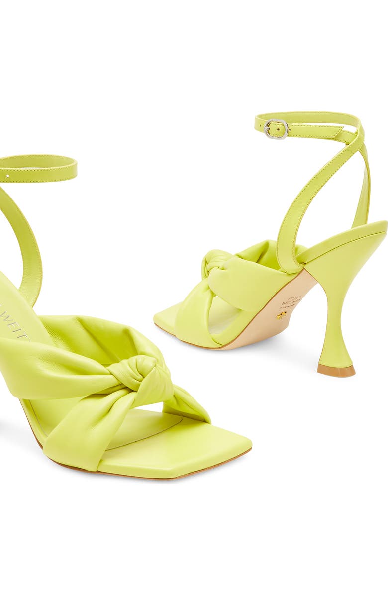 Stuart Weitzman Playa Ankle Strap 100 Knot Sandal, Alternate, color, Pistachio