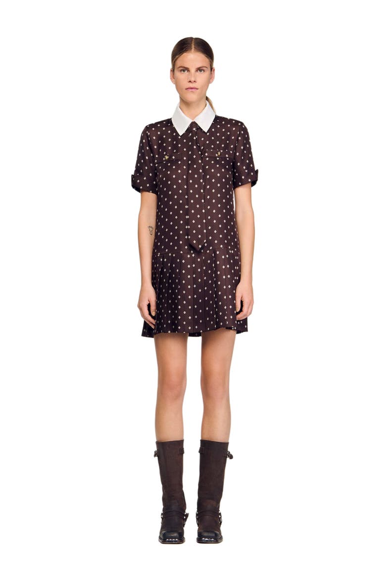 satin effect short dress Edikted Women's Contrast Satin Effect Mini Dress