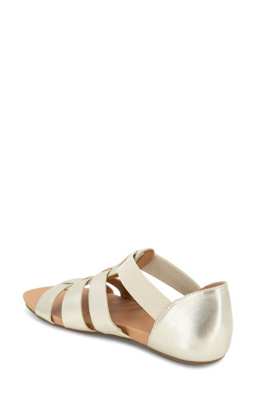 Gentle Souls Lennon Strappy Sandal In Gold