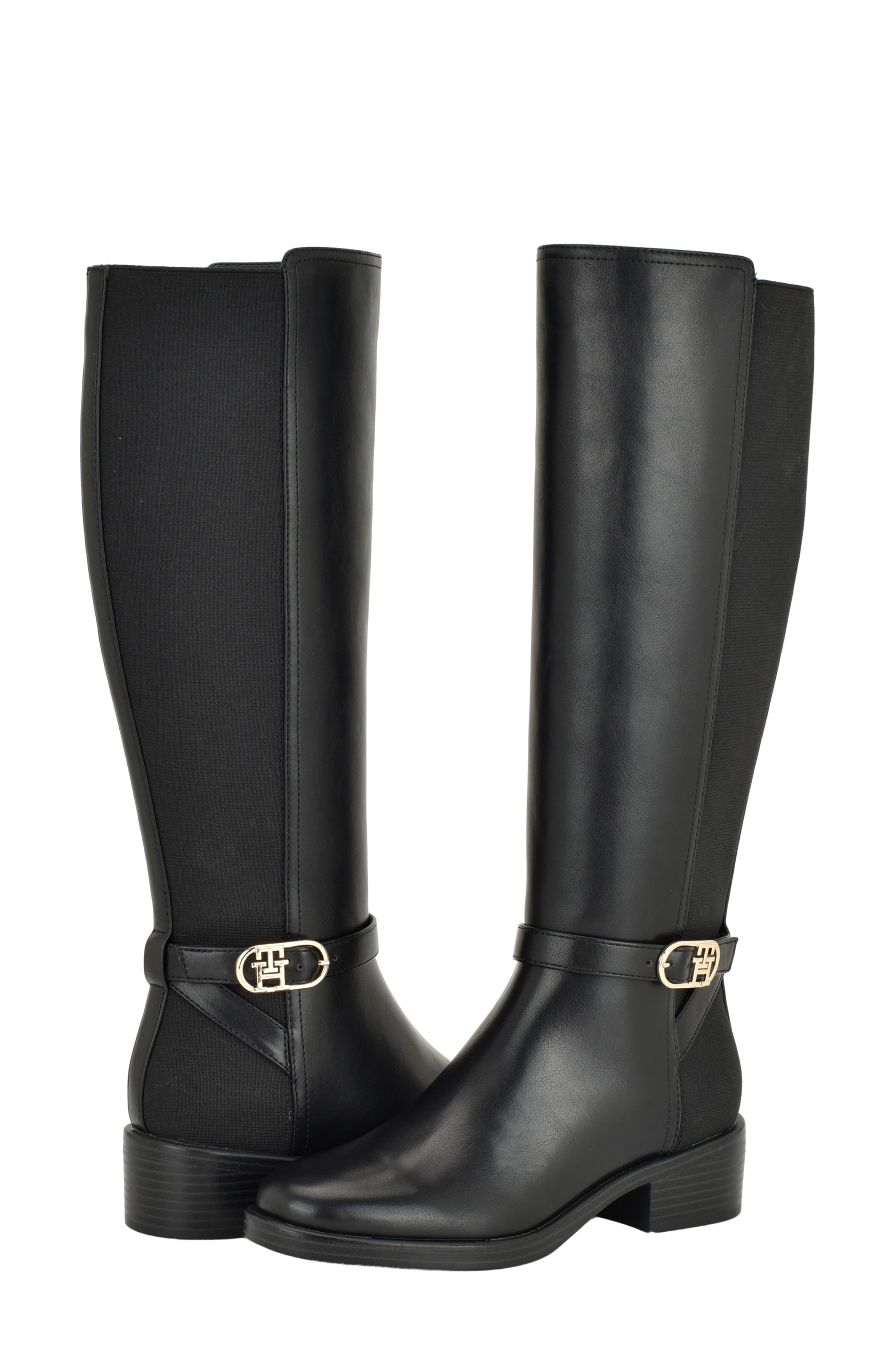 Illuna Knee High Boot, Alternate, color, BLACK