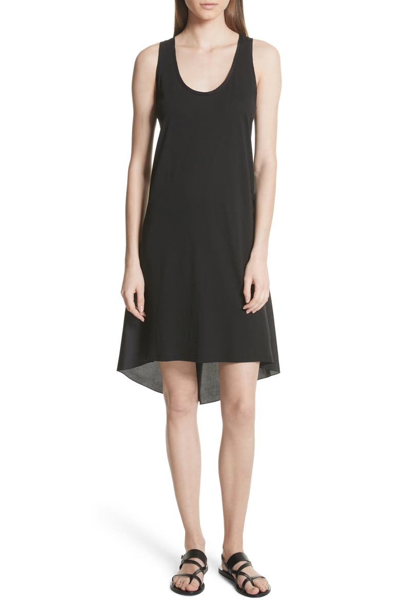 Theory Plume Jersey Scoop Neck Swing Dress, Main, color, 