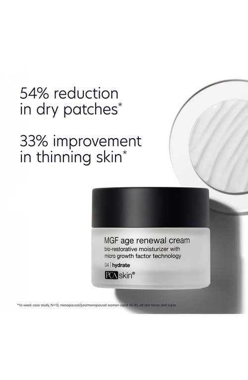 Pca Skin Mgf Age Renewal Cream In Transparent