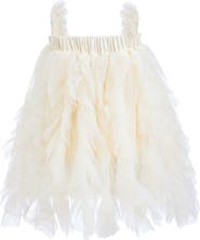 Tulleen Sleeveless Ruffle Layered Dress
