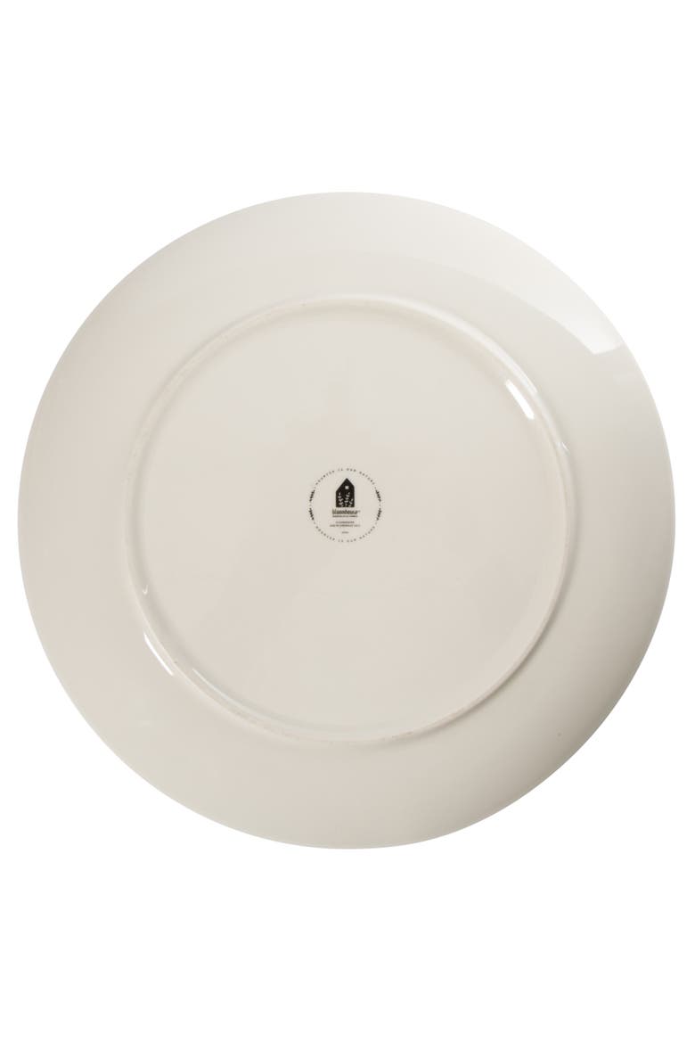 2-Time Oprah's Favorite Things Brand, Valencia Flor 2 Piece Stoneware Serving Platter Set, Alternate, color, Iris Blue