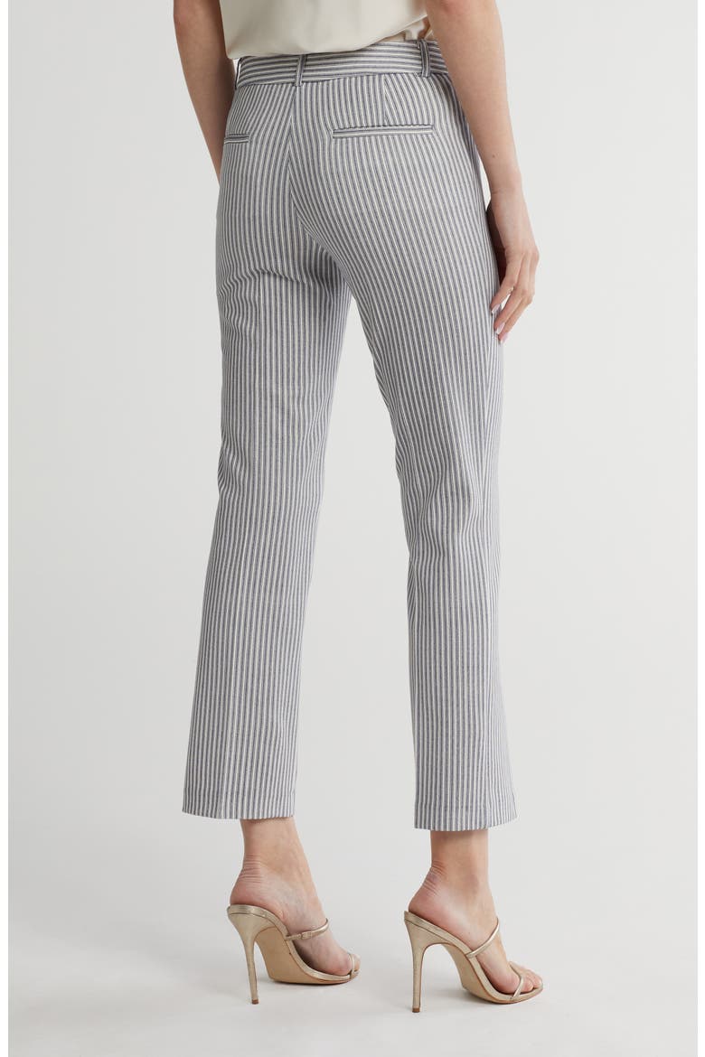 Chelsea Slim Straight Pants, Alternate, color, BLUE/WHITE