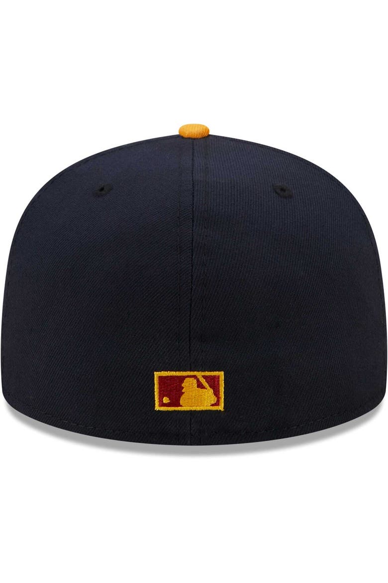 Men's New Era Navy/Gold Chicago White Sox Primary Logo 59FIFTY Fitted Hat, Alternate, color, Navy