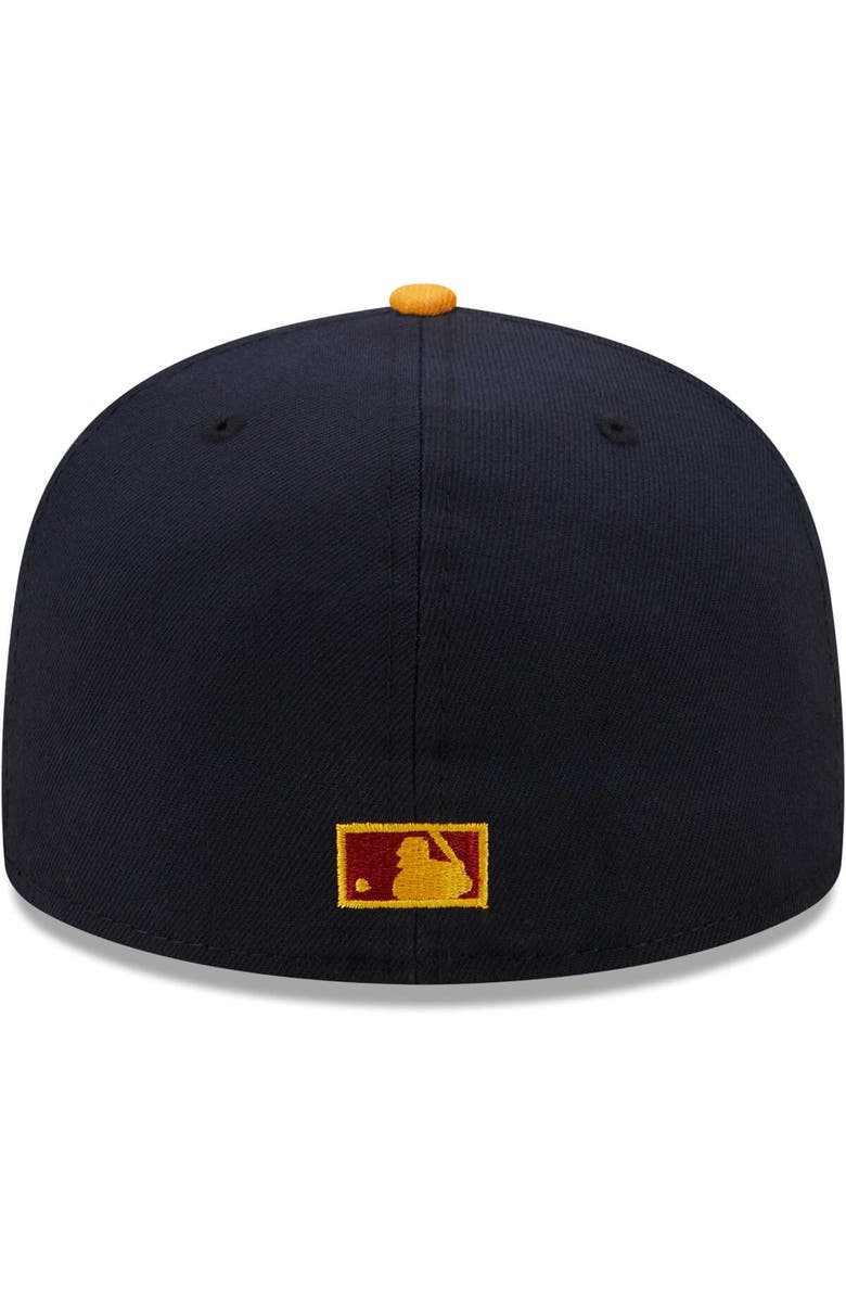 New Era Men's New Era Navy/Gold Chicago White Sox Primary Logo 59FIFTY Fitted Hat, Alternate, color, 