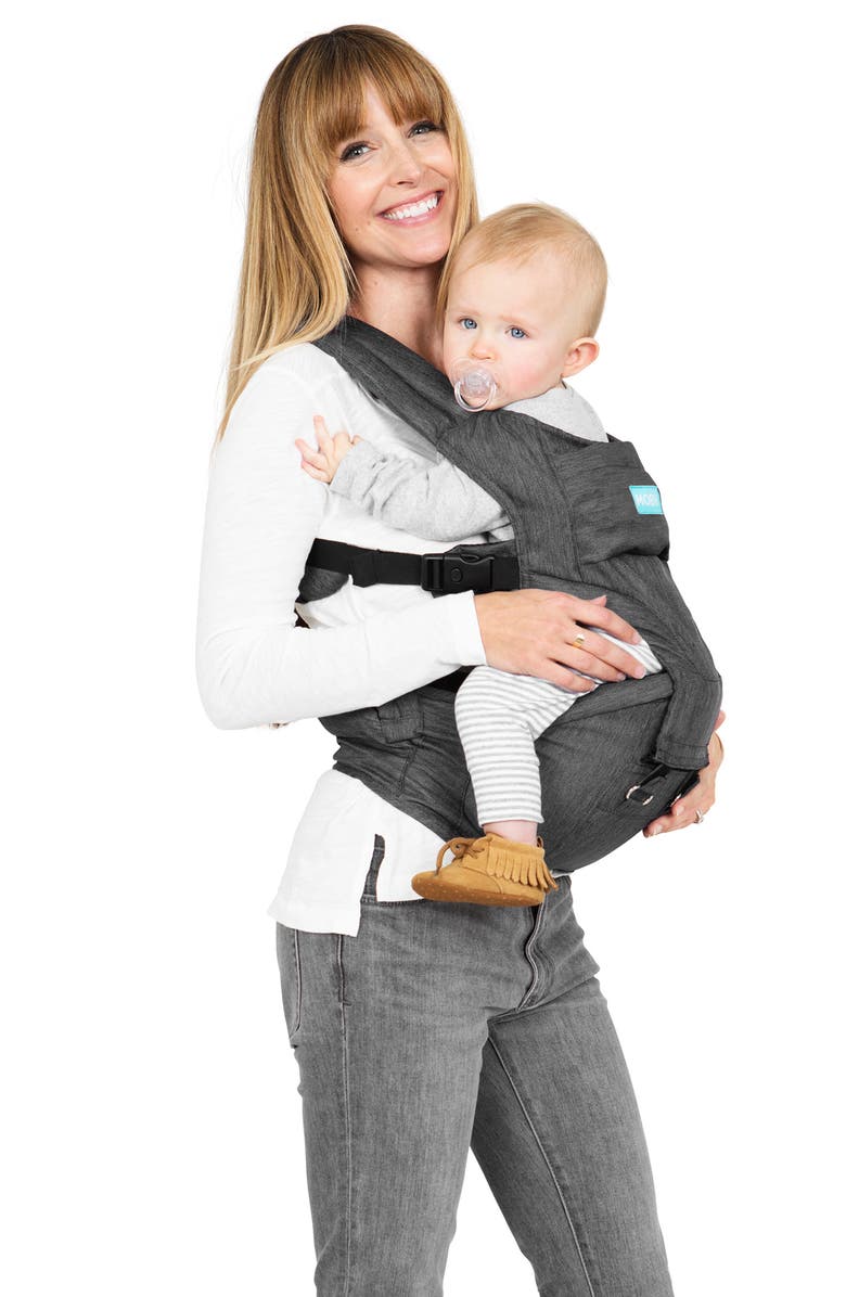 MOBY 2-in-1 Baby Carrier & Hip Seat, Alternate, color, Grey