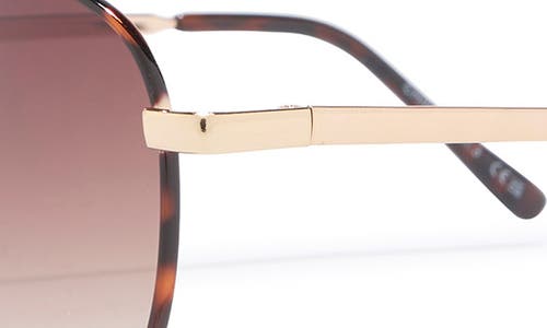 Aire Rising 48mm Small Gradient Round Sunglasses In Gold