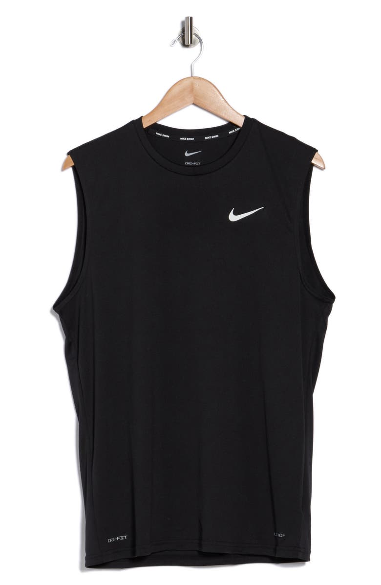 Nike Sleeveless Hydroguard Dri-FIT UPF 50+ Top, Alternate, color, Black