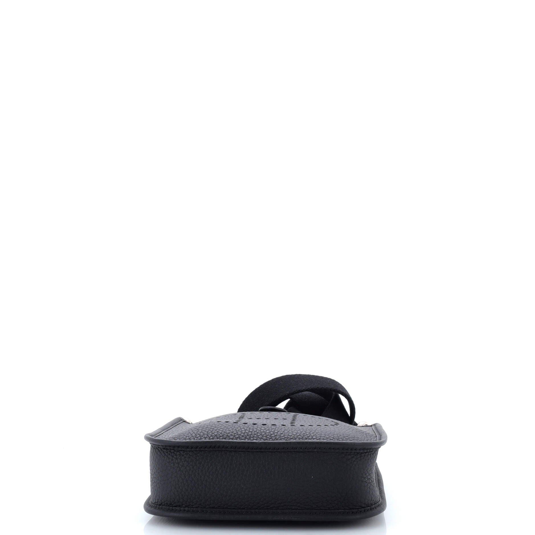 Pre-Owned Hermes Evelyne Bag Gen III Clemence TPM, Alternate, color, Noir