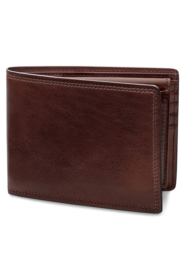 Dolce Credit Wallet With I.d. Passcase, Main, color, Dark Brown