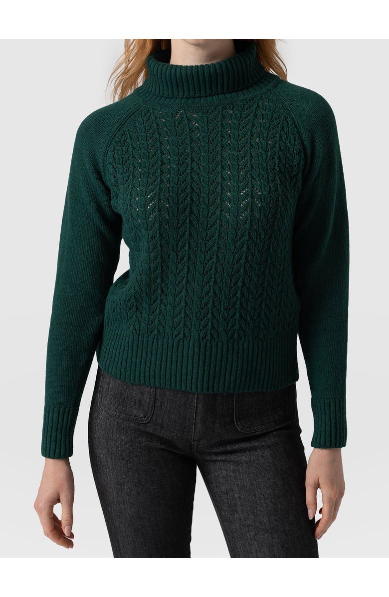 Saint + Sofia Greenwich Dress Long Sleeve, Alternate, color, Black