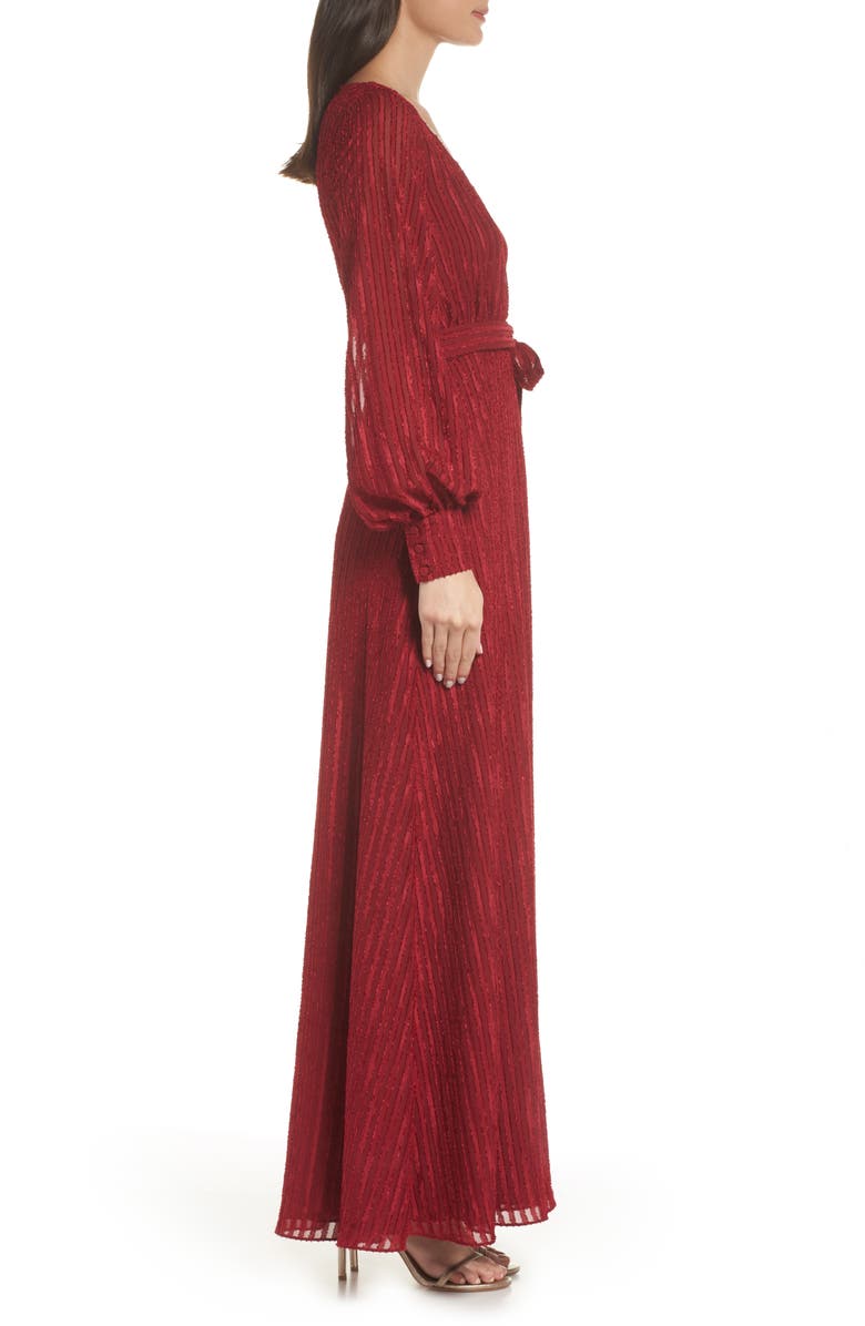 Fame and Partners The Rachel Wrap Gown, Alternate, color, 