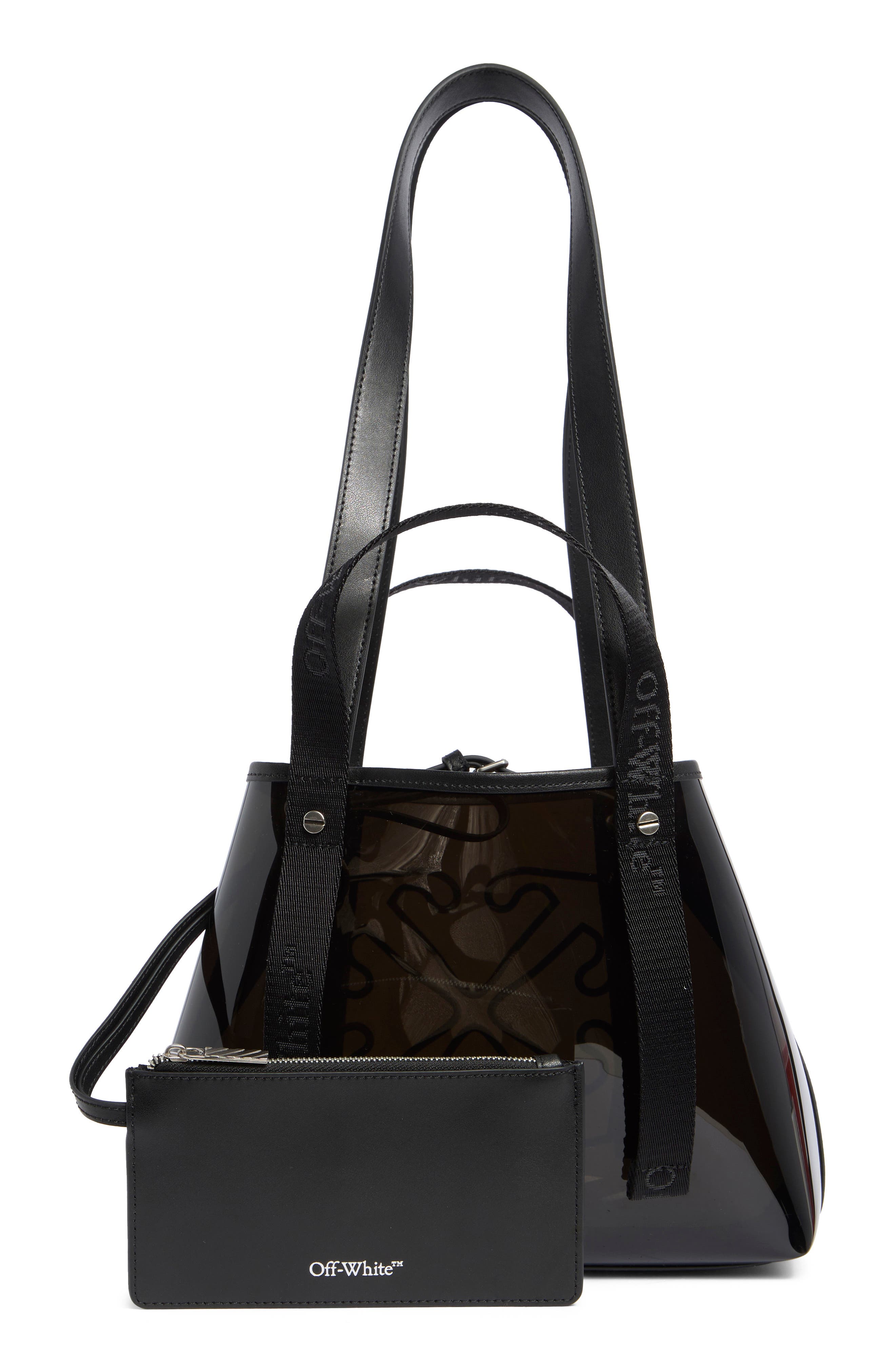 Off-White Small Classic Day-Off Tote Bag, Alternate, color, Black