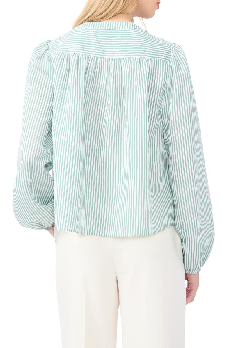 Ted Baker Brooke Stripe Top, Alternate, color, Fairway