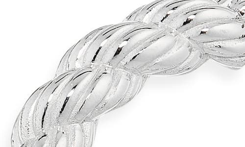 Nadri Stud & Hoop Earrings Set In Silver