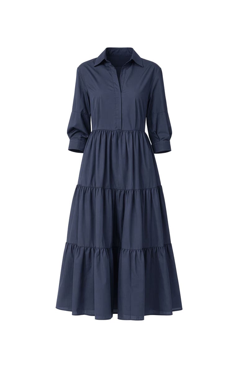 Callas Milano Marseille Tiered dress, Main, color, Pale Blue