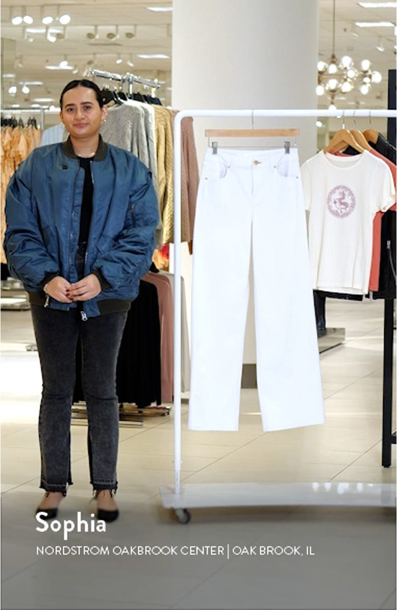 High Waist Slim Wide Leg Jeans, sales video thumbnail