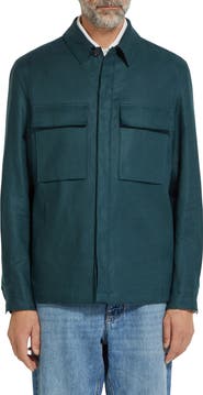 ZEGNA Oasi Linen Twill Overshirt