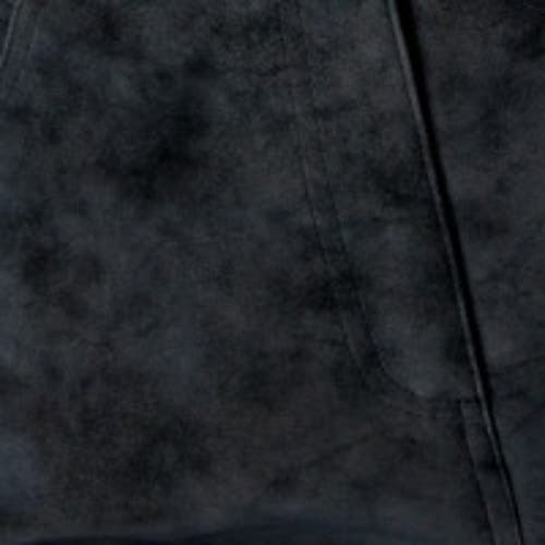 Nasty Gal Distressed Faux Leather Hotpants In Black