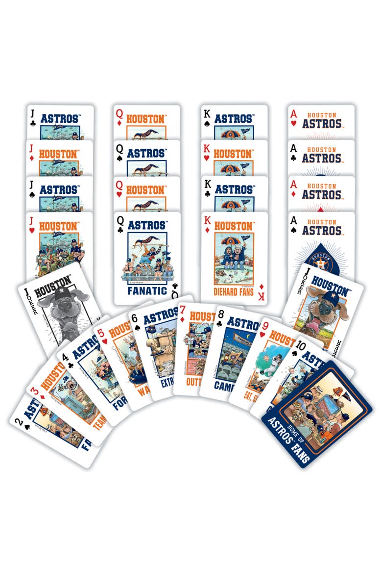 Houston Astros Fan Deck Playing Cards, Alternate, color, Multicolor