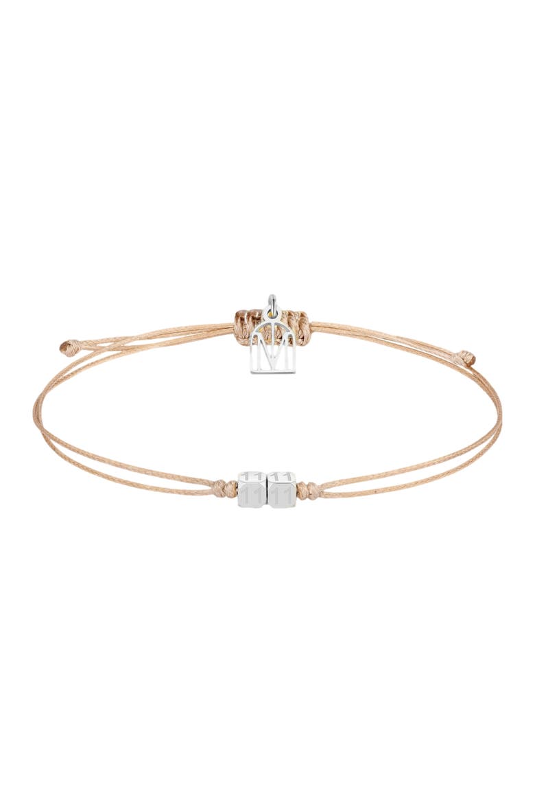 Thread of Divine Guidance 1111 bracelet, Main, color, Silver