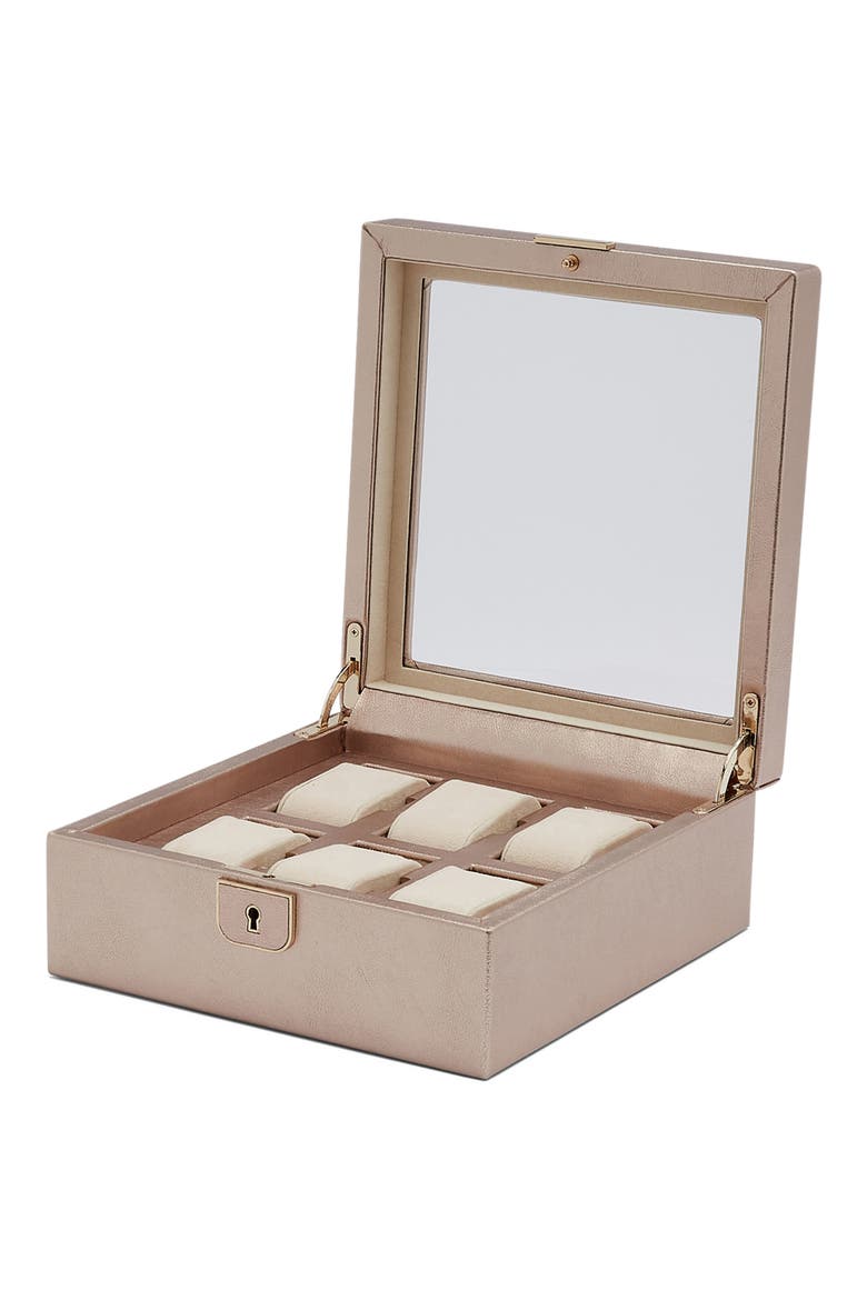 Palermo 6 PC Watch Box, Alternate, color, ROSE GOLD