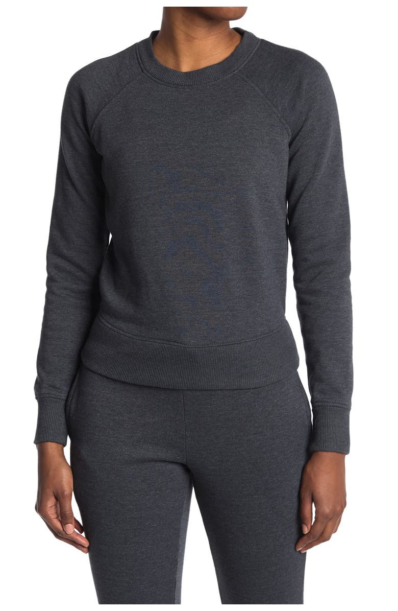 90 DEGREE BY REFLEX Stone Washed Sweatshirt, Main, color,