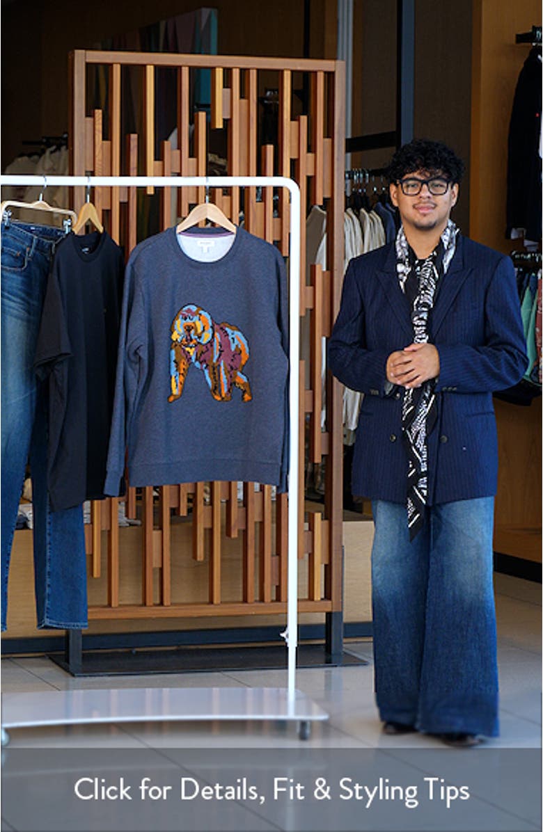 Critter Appliqué Compact Fleece Sweatshirt, sales video thumbnail