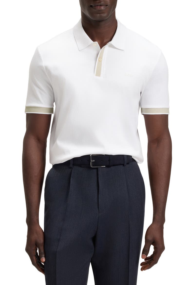 H-Phillipson Wool Polo, Main, color, WHITE