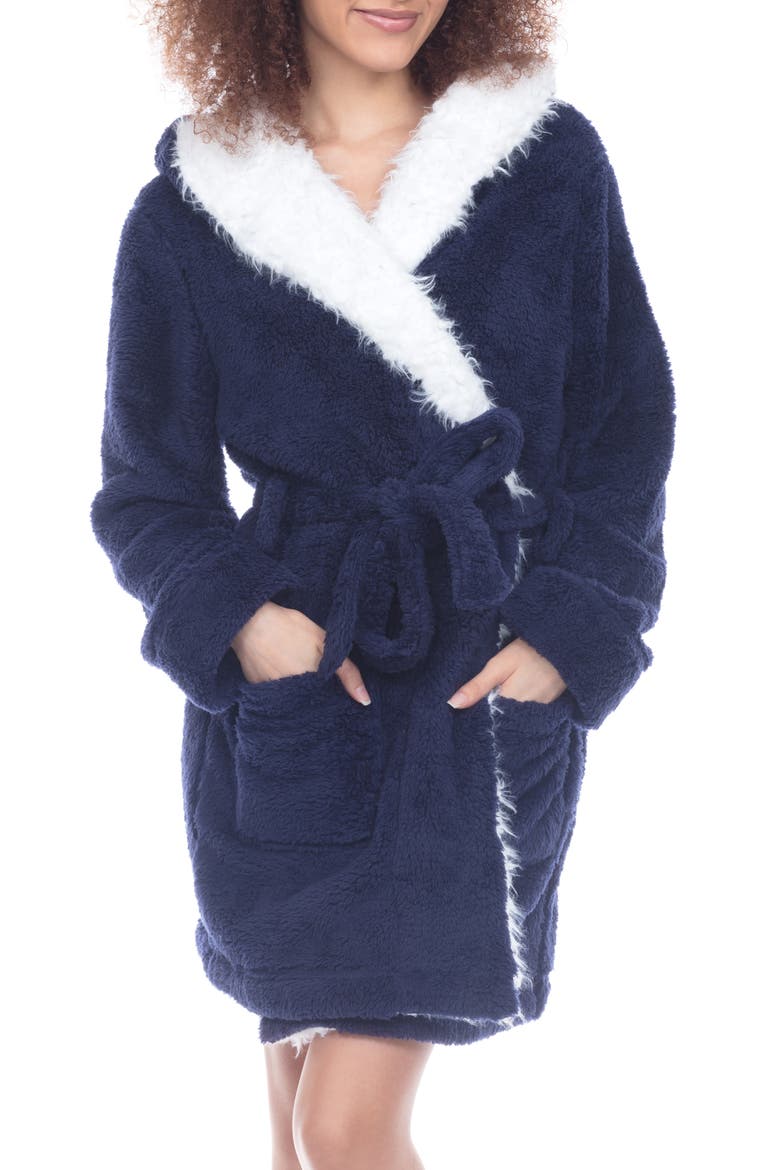 Intimates Head In The Clouds Robe, Main, color, NORTHSTAR
