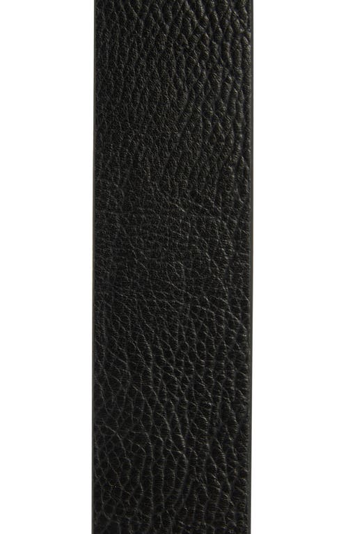 Vince Camuto Leather Belt In Black