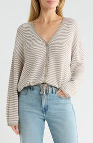 Splendid Brie Stripe Cardigan